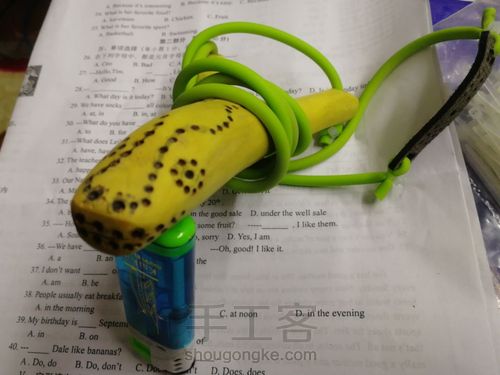 开年手作:高山实木弹弓 第31步