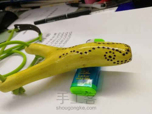 开年手作:高山实木弹弓 第55步