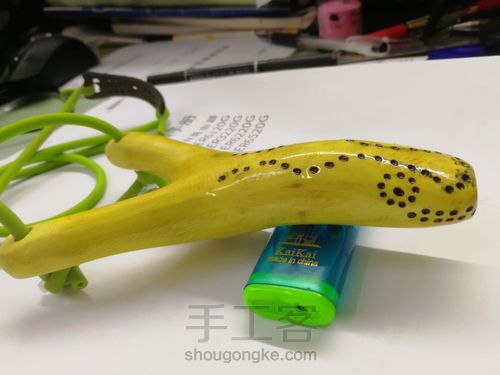 开年手作:高山实木弹弓 第57步