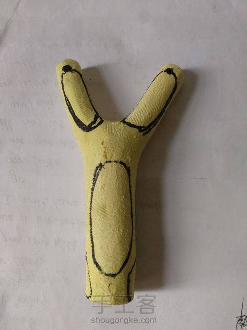 开年手作:高山实木弹弓 第7步