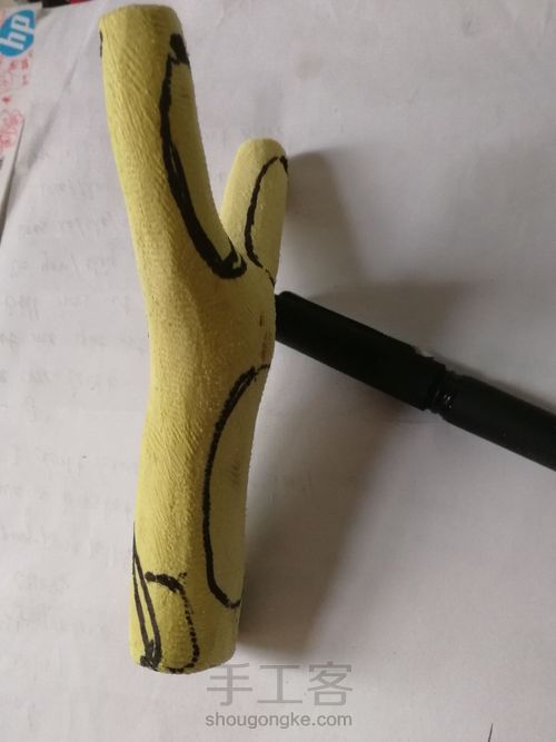 开年手作:高山实木弹弓 第8步