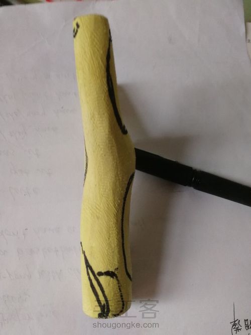 开年手作:高山实木弹弓 第9步