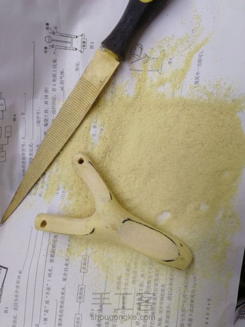 开年手作:高山实木弹弓 第39步