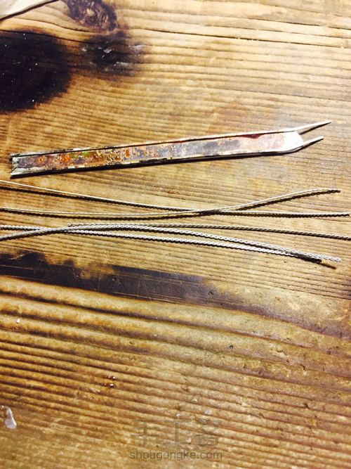 妖蛾子制造工作室-语兮手工银饰 第4步