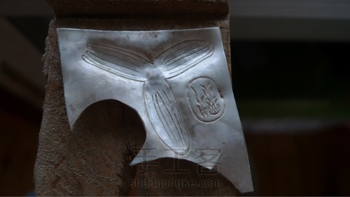 手作纯银兰花 第3步