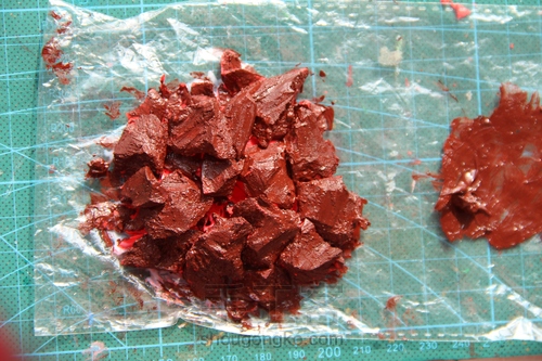 【触之谷】超轻粘土石台底座的做法 第7步