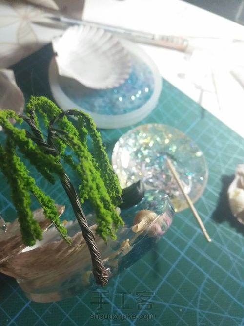 滴胶流水 第10步