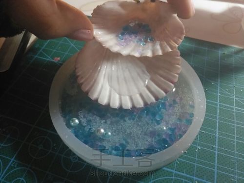 滴胶流水 第6步