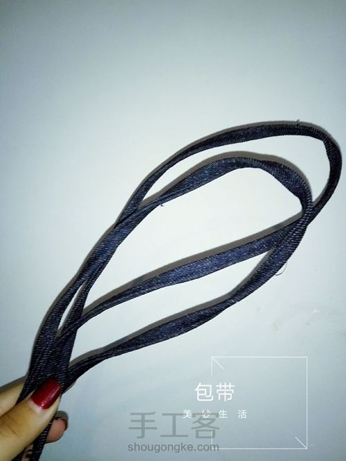 原创牛仔两用小包 第1步