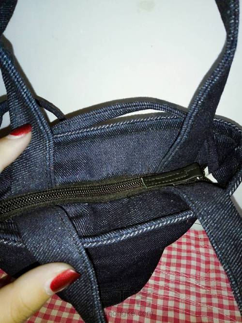 原创牛仔两用小包 第4步