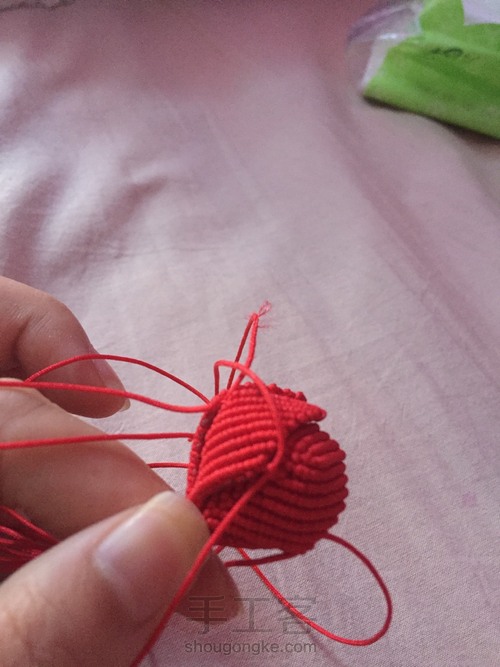 莲花花瓣组合 第3步