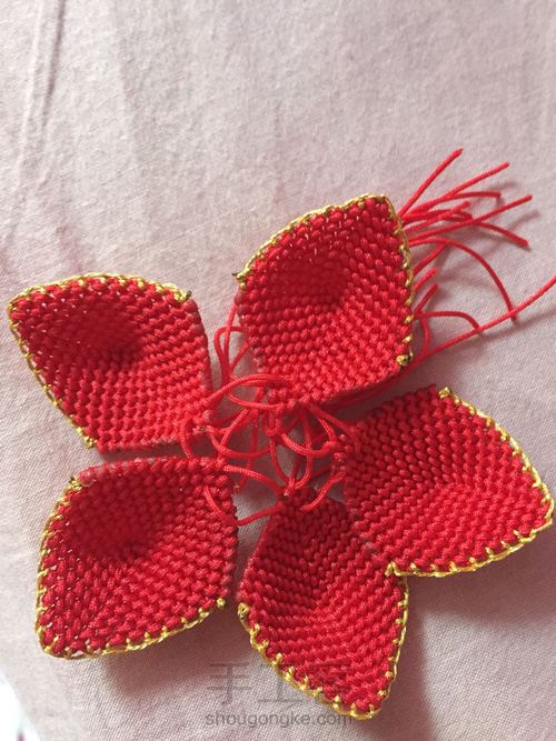 莲花花瓣组合 第8步