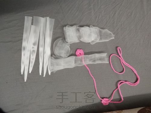 起泡网，浴球 第2步