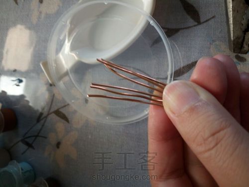 自己做笔架子 第3步