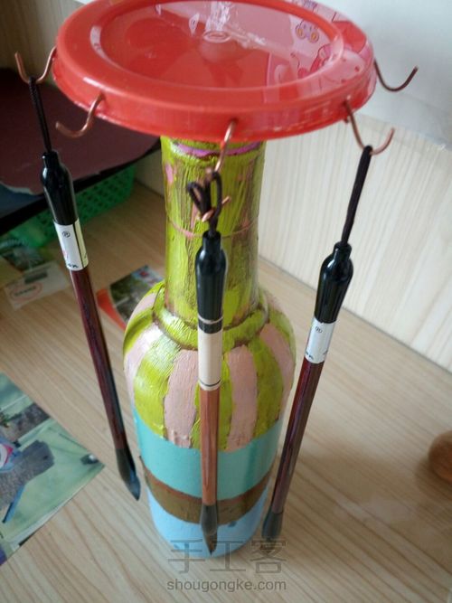 自己做笔架子 第7步