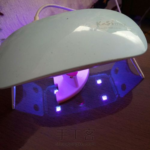 招财猫新年美甲 第2步