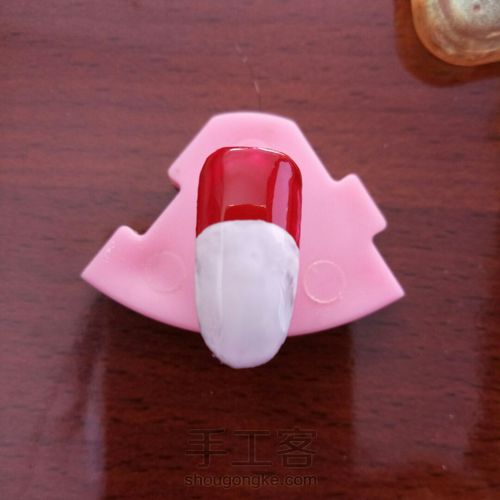 招财猫新年美甲 第6步