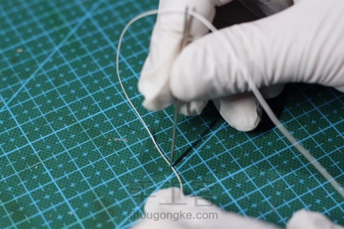 简约卡包零钱包皮具教程 超详细 第3步