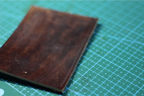 简约卡包零钱包皮具教程 超详细 第6步
