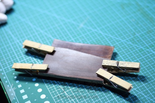 简约卡包零钱包皮具教程 超详细 第10步