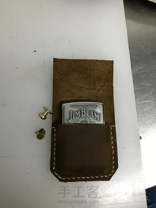 zippo 打火机皮套 第11步