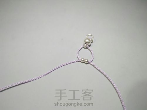 简单小巧的耳坠 第5步