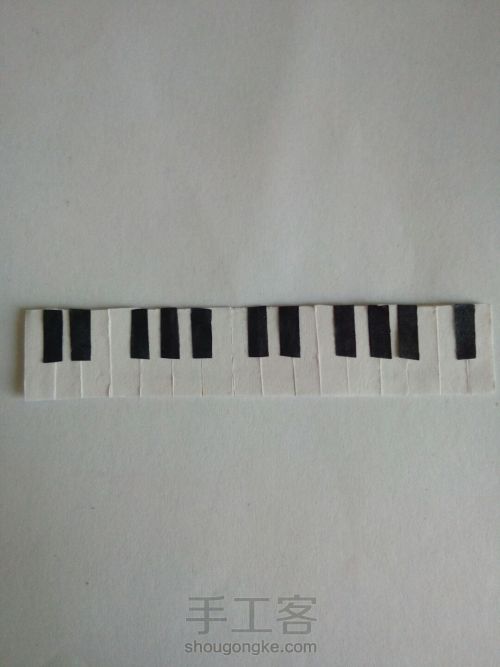 纯白衍纸钢琴 第6步