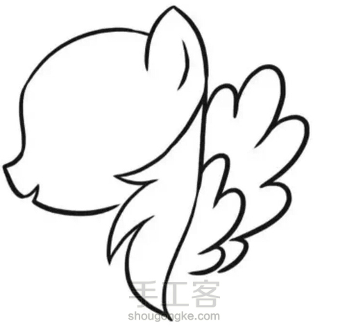 （转）7步画出小马宝莉云宝 第3步
