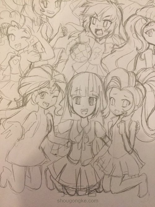 小马宝莉小马国女孩大合照 第7步