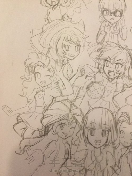 小马宝莉小马国女孩大合照 第9步