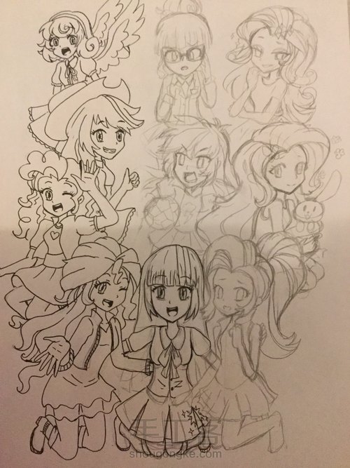 小马宝莉小马国女孩大合照 第10步