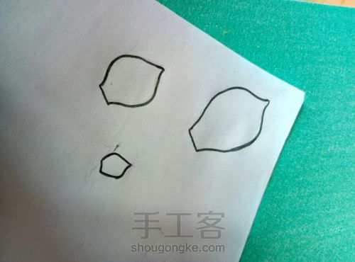 不织布多肉 第1步