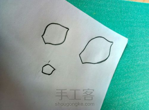 不织布多肉 第1步