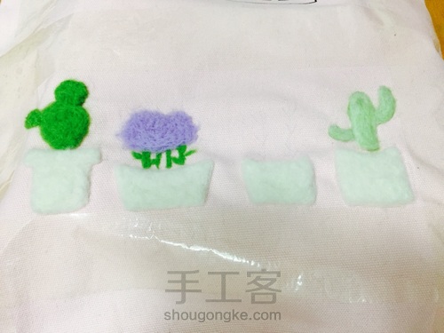 簡單的羊毛刺繡 第4步