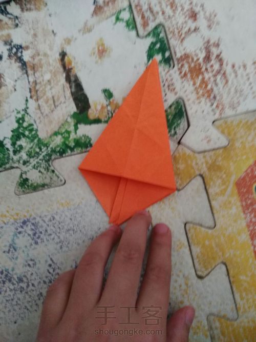 折纸的基础型（2）（也是最后一个） 第16步