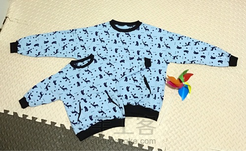 春夏薄款亲子外套 第2步