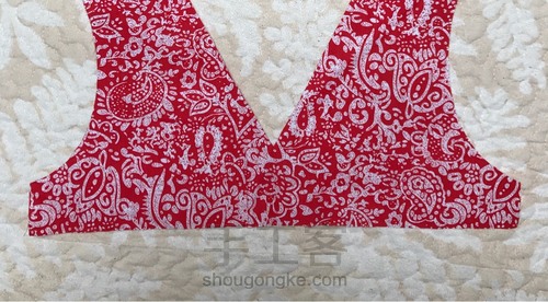 荷叶边小美裙 第4步