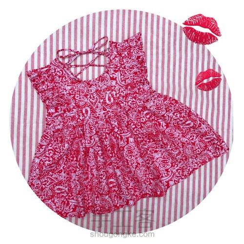 荷叶边小美裙 第21步