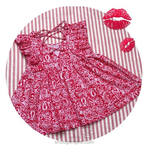 荷叶边小美裙 第22步