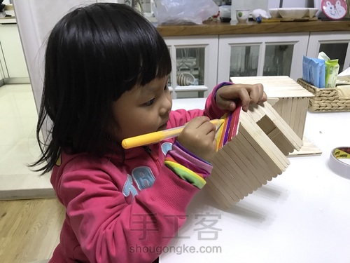 最温暖的家——亲子手工 第13步