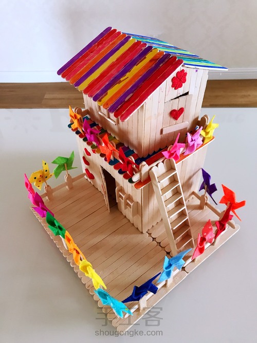 最温暖的家——亲子手工 第24步