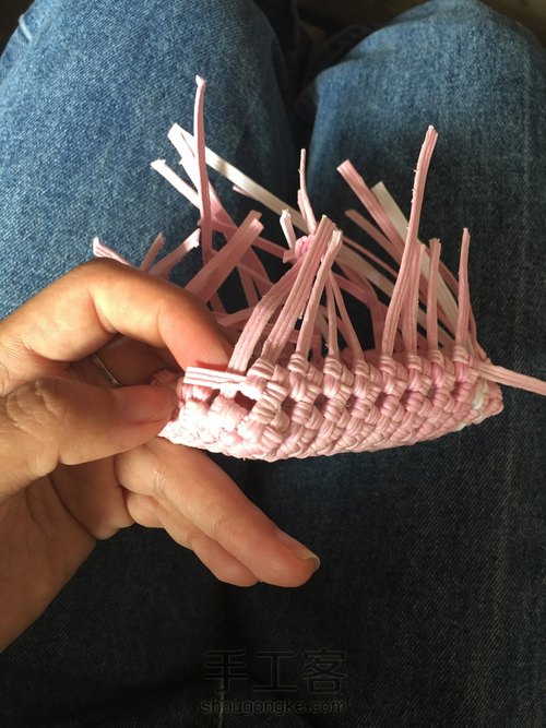 纸藤.心形小礼盒 第20步