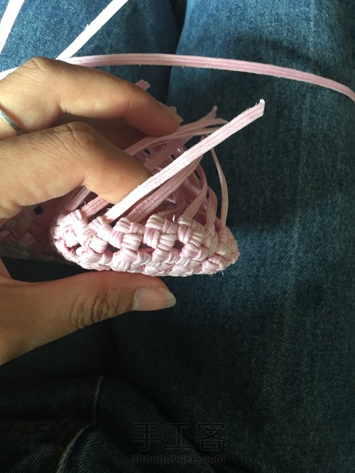 纸藤.心形小礼盒 第21步