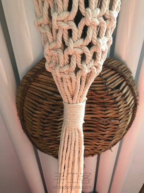 Ins风挂绳花篮 超简单 第9步
