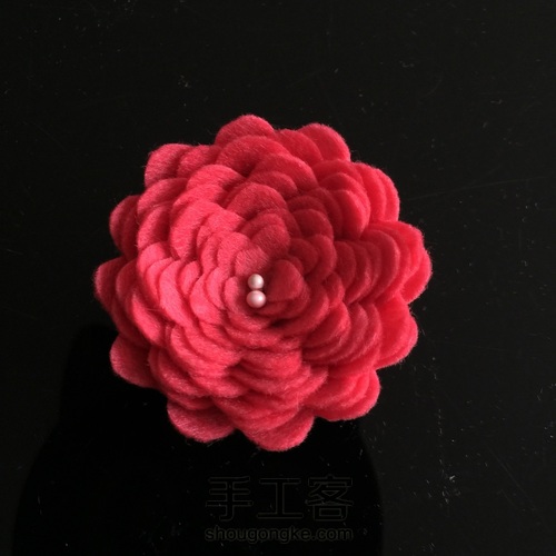 不织布花朵 第6步