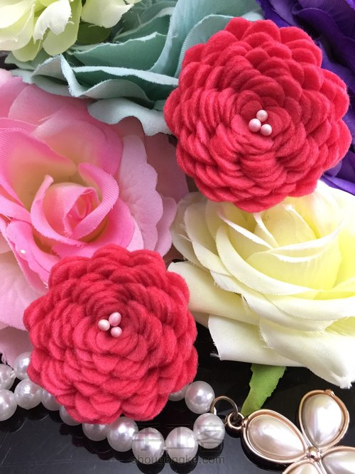 不织布花朵 第12步