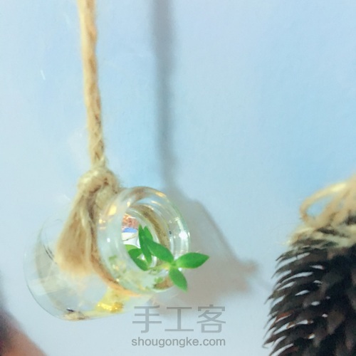 文艺木条麻绳墙饰 第9步