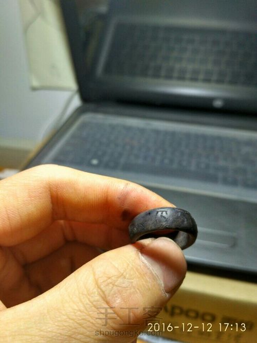 一个孤独者的纯手工戒指 第4步