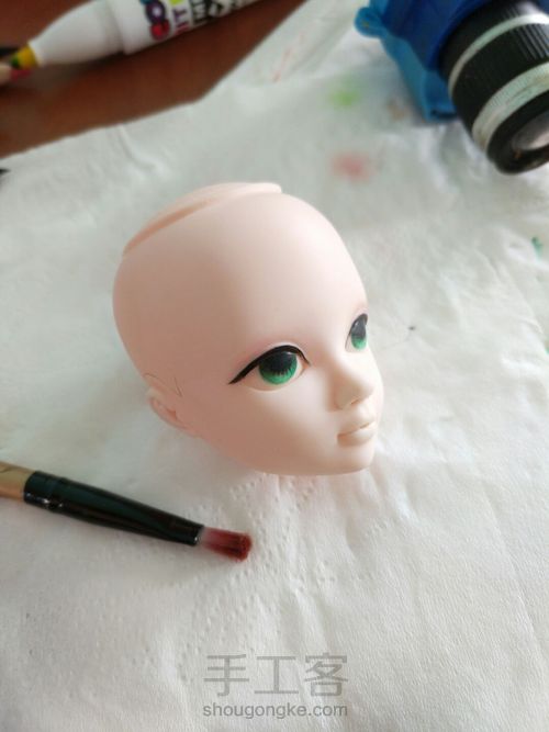 可儿改妆 可儿画眼改妆教程 第10步