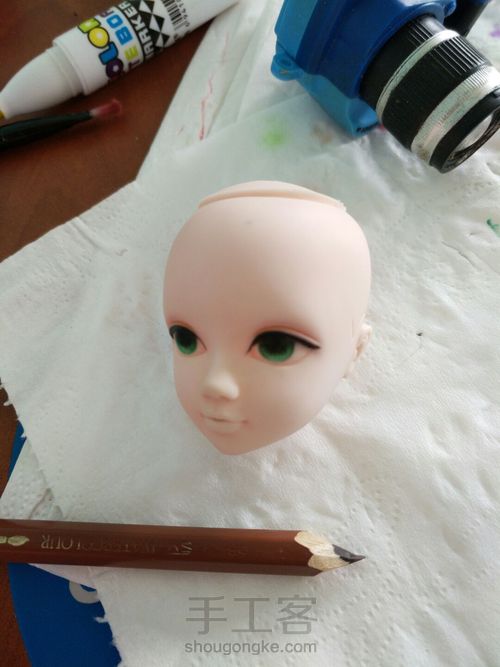 可儿改妆 可儿画眼改妆教程 第11步